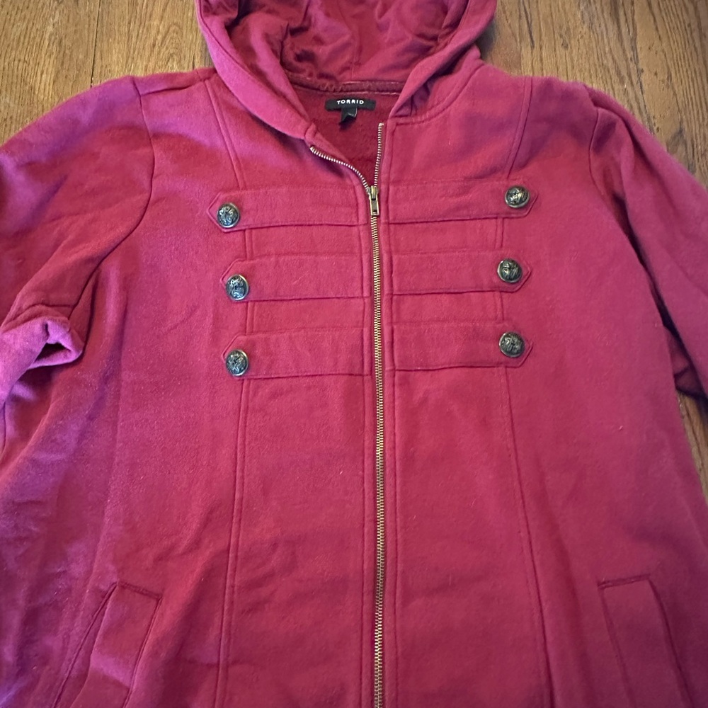 Torrid Maroon Jacket
